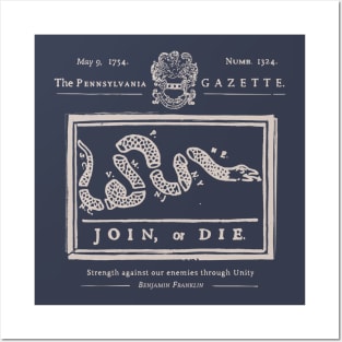 Join or Die Posters and Art